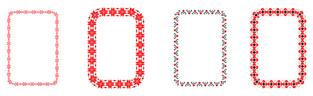 保加利亚巴尔干民族民间刺绣图片下载