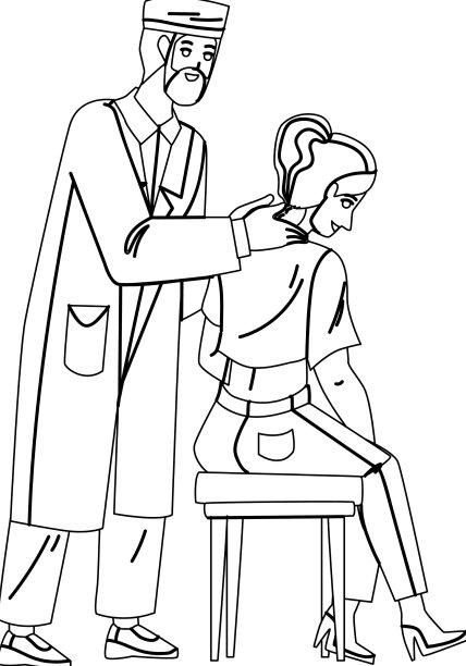 颈椎检查与治疗图片下载