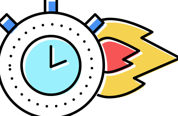 燃烧时间秒表彩色图标图片下载