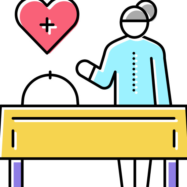 料理家居服务彩色图标图片下载