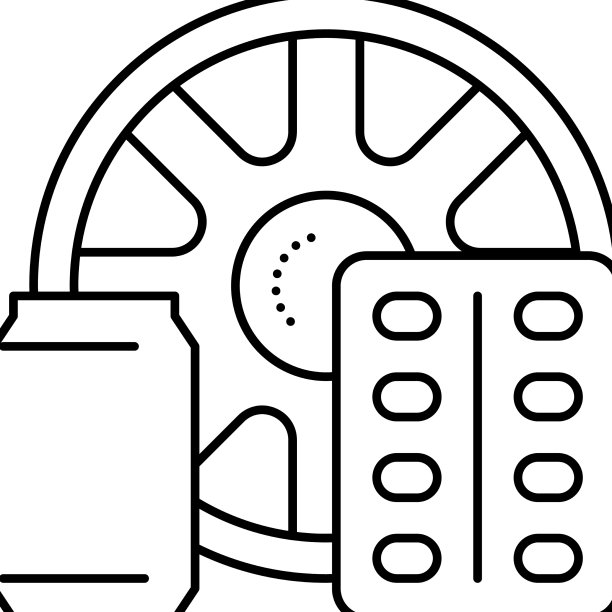 铝制产品线性图标图片下载