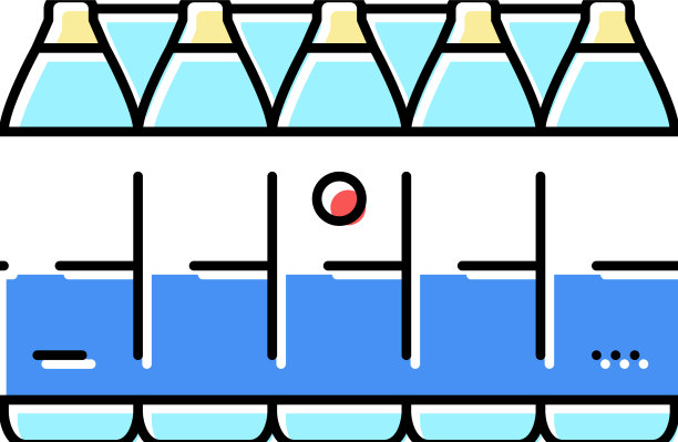 水瓶包装颜色图标图片下载