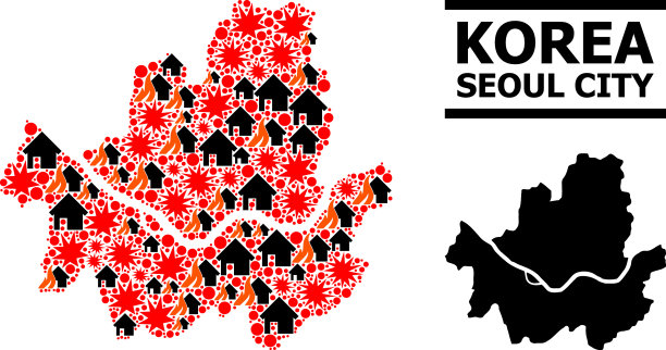 首尔市战争格局图图片下载