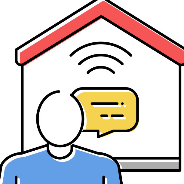 智能家居彩色图标通信图片下载