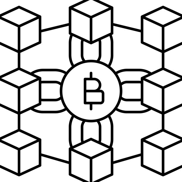 区块链财经科技行图标图片下载