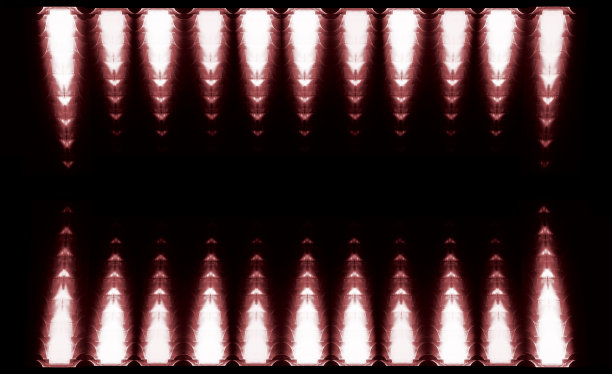 NES复古电子游戏风格。齿状喉部(分形)图片下载