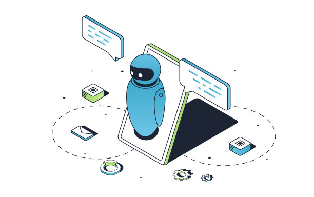 聊天机器人服务理念图片下载