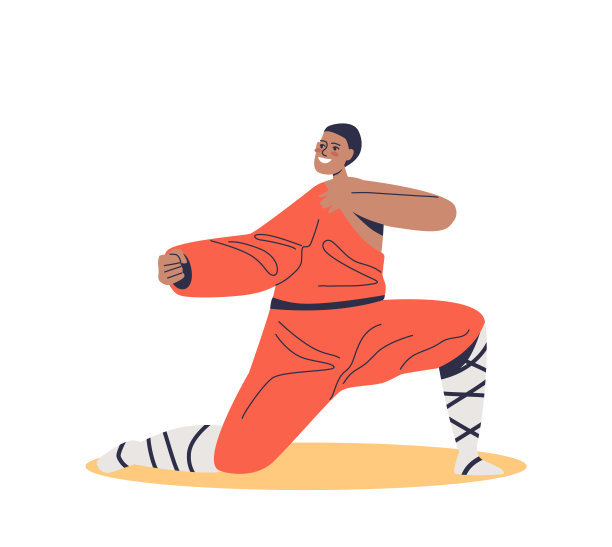 亚洲摔跤运动员在比赛中穿着服装。中国柔术选手准备战斗图片下载