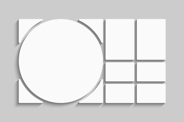 模板拼贴七帧图像照片图片下载