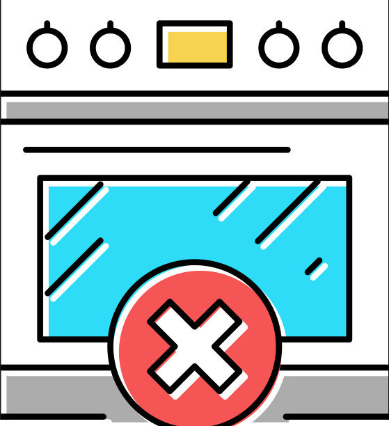 禁止儿童使用彩色灶台图标图片下载