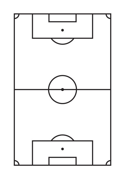 直线足球场地设计图片下载
