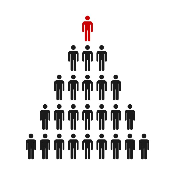 人金字塔，人群插图矢量，人图标。图片下载
