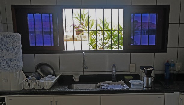 厨房的窗户图片下载