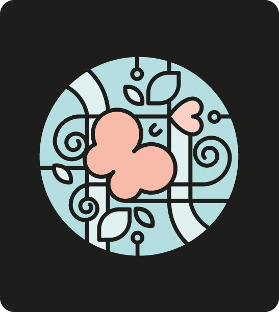 系列用鲜花和爱心，象征爱情、婚姻、情人节。可编辑的矢量图图片下载