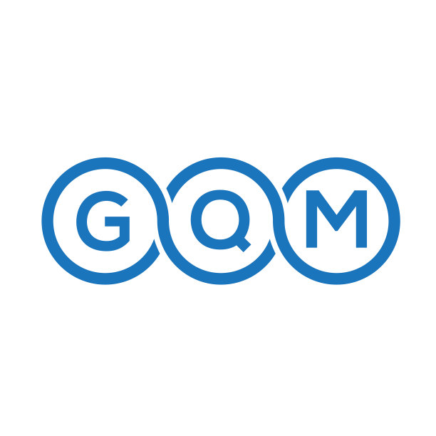 GQM字母白色背景标志设计图片下载