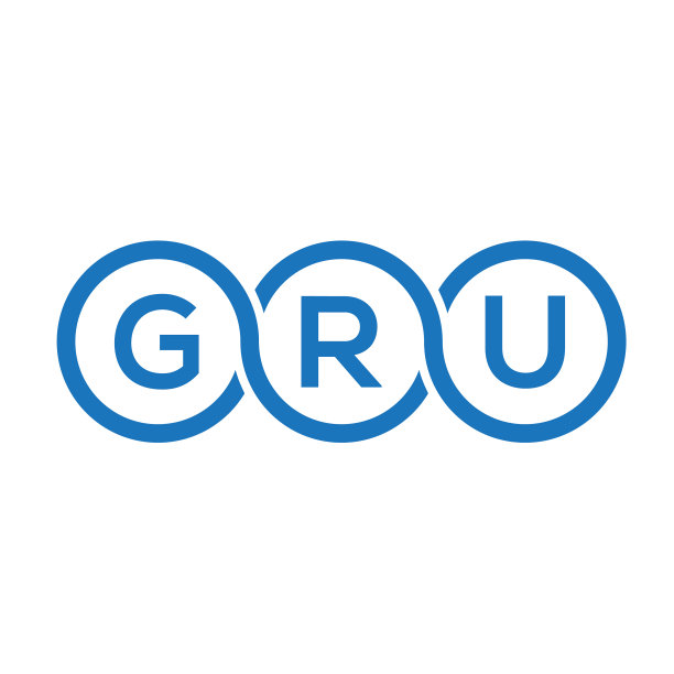 Gru字母标志白色背景图片下载