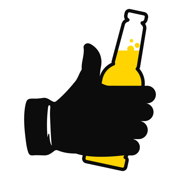 手里拿着一瓶啤酒像个符号图片下载