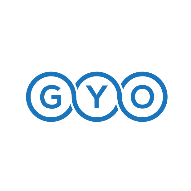 GYO字母标志设计（白色背景）图片下载