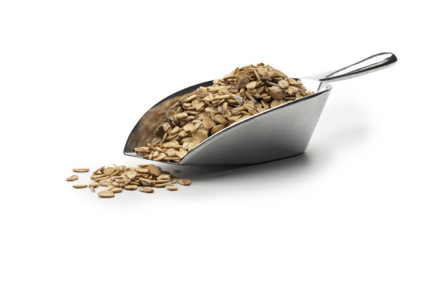 舀一勺燕麦片图片下载