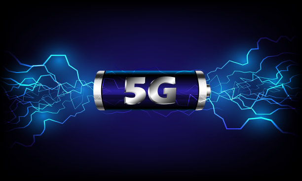 5G网络下的充电过程。技术背景。图片下载