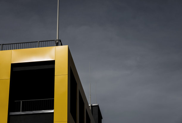 五彩缤纷的现代建筑。图片下载