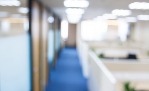 现代写字楼的空走廊图片下载