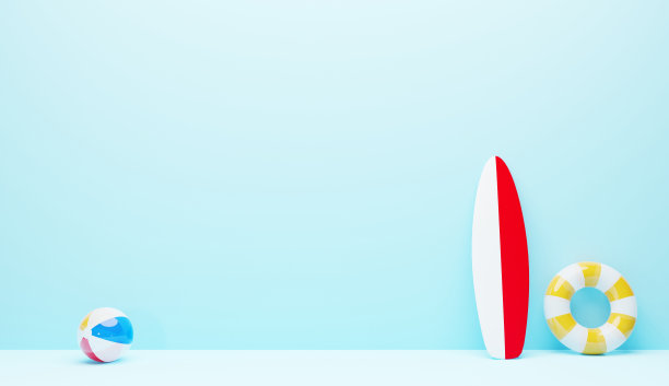 3D形象夏日海休闲用品图片下载