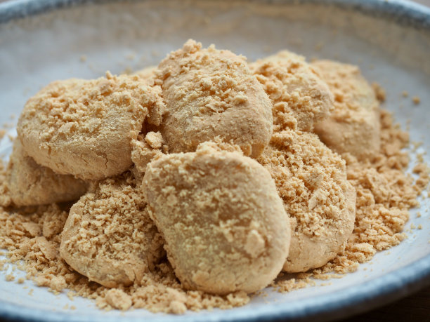 韩国传统食物仁节美，年糕图片下载