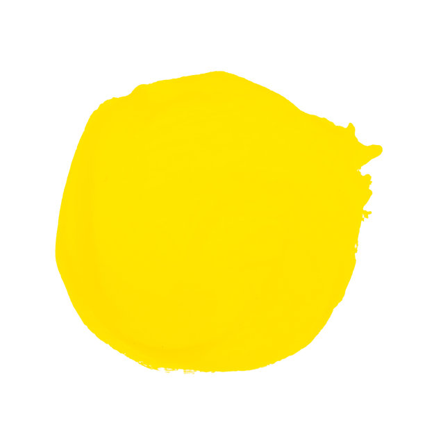 黄色彩纸上画孤立的背景圆图片下载