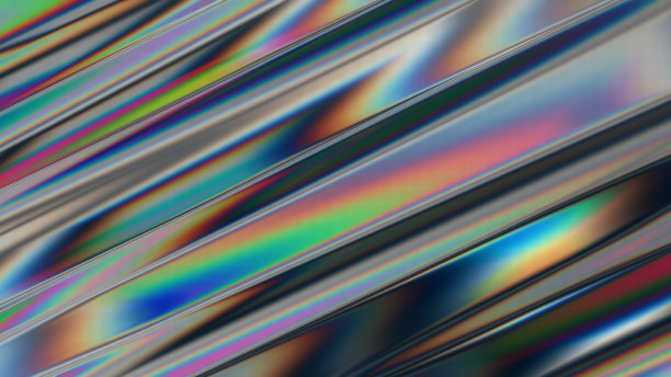 流体波背景与LED纹理。液体全息彩色纹理背景。高质感的。高质量的细节图片下载