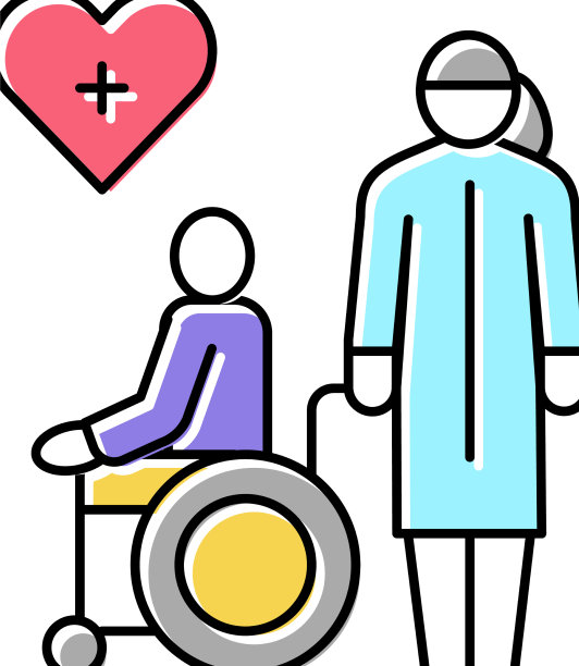 在家帮助和照顾残疾人士图片下载