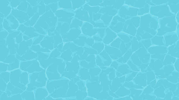 游泳池水面有波纹和焦散。图片下载