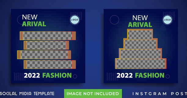 社交媒体发布模板图片下载