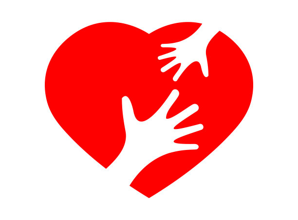 捐赠标志帮助孩子树立形象图片下载