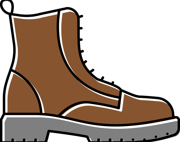 靴子脚衣服颜色图标图片下载
