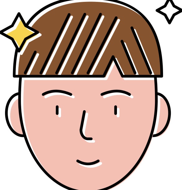 人后用角蛋白彩色图标图片下载