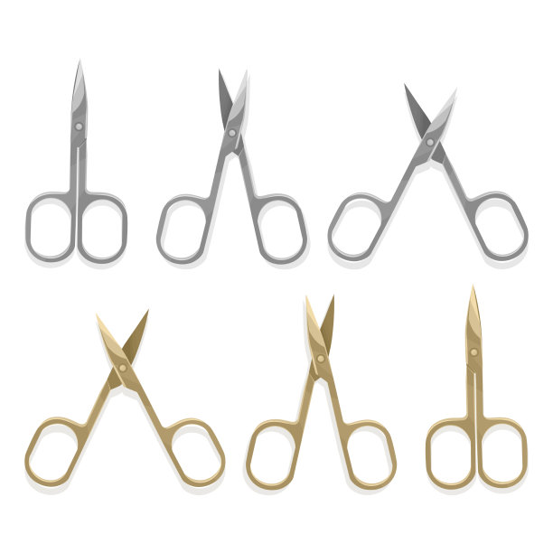 修甲剪刀镶金修甲剪刀图片下载