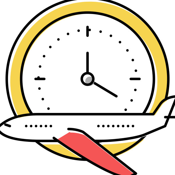 飞行时数学校彩色图标图片下载