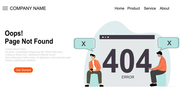 页面未找到隐喻页面错误404创意图片下载