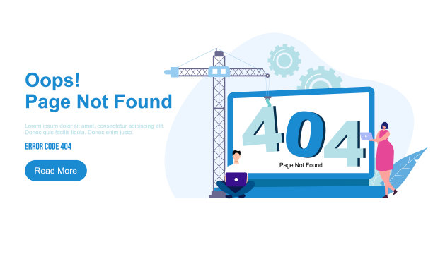 页面未找到隐喻页面错误404创意图片下载