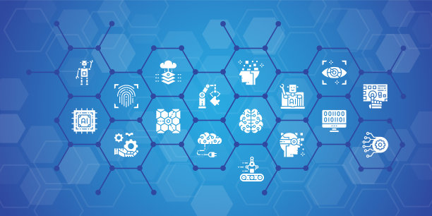 人工智能商业图标旗帜图片下载