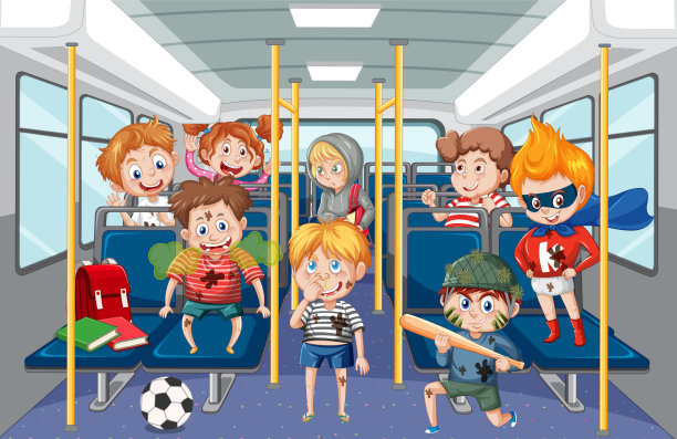 很多人使用公共交通工具的场景图片下载