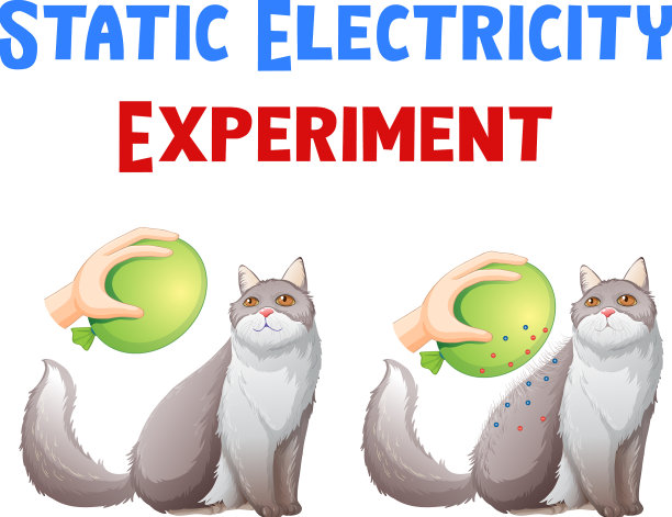 静电实验示意图图片下载
