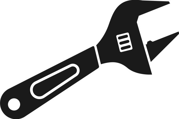 扳手图标设计模板隔离图片下载