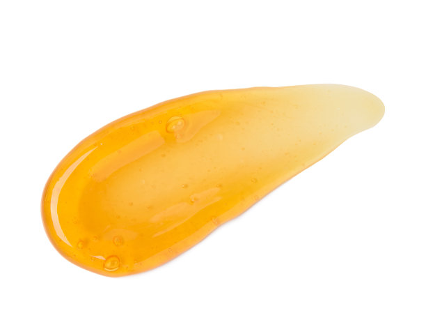 澄清橙胶涂抹污渍与泡沫宏观分离图片下载