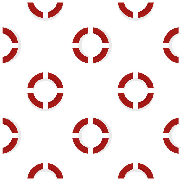 救生圈无缝图案的海滩主题图片下载