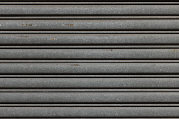 旧金属车库门的一部分图片下载