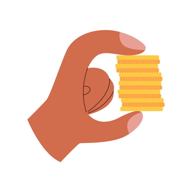 手里拿着一叠硬币图片下载