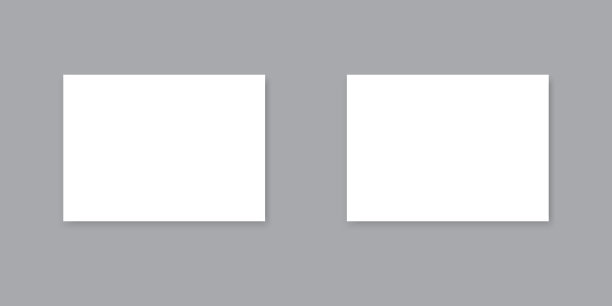 白色方块俯视图设计演示图片下载