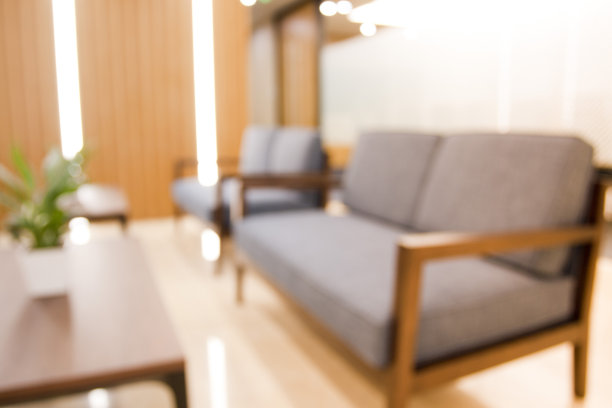 办公休息区散焦图片效果图片下载